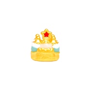 Top Cash Jewellery 999 Pure Gold Castle Charm [LM177]