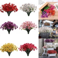 【GOODCHOICE0302】Outdoor Plastic Plants Garden Porch Decor Artificial Flowers Fake Flowers