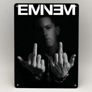 Eminem Middle Fingers Vintage Metal Poster Signs Decorative Plaques 7PHF