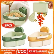 (COD) 2PCS Suction Cup Sink Strainer Basket 2 In 1 Creative Kitchen Garbage Filter Self-Cleaning Det