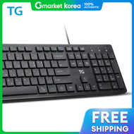 คีย์บอร์ดแบบมีสาย TG삼보 TG-K500U รักษ์โลก สีดำ