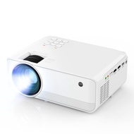 Projector Mini 1080P Supported Portable Projector Home Cinema Movie Projector with VGA, HDMI, TF, AV