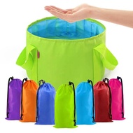 Portable Travel Footbath Folding Bucket Footbath Bag Basin Tong lipat Remdam kaki cuci baju cuci muka折叠式足浴袋泡脚袋 水盆洗衣桶