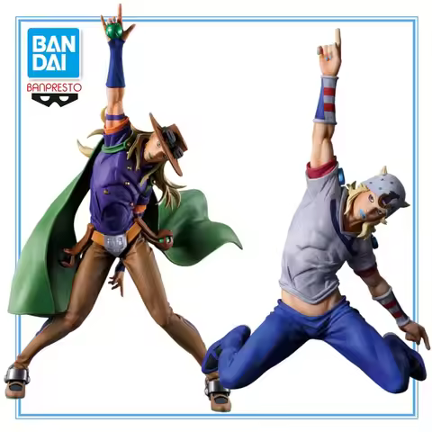 Original BANDAI Banpresto JoJo’s Bizarre Adventure Gyro Zeppeli Johnny Joestar Mometria Anime Charac