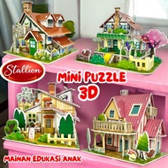 DIY Paper Puzzle HOUSE 3D Educational Foam Puzzle Toys for Children