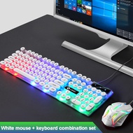 TX30 Backlight Game Keyboard Wired Keyboard With RGB Backlight Punk Keyboard Gamer Kit Gaming For PC