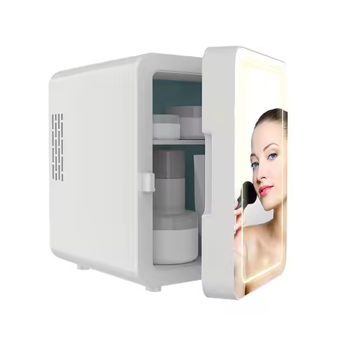 Customized 4 Liter Portable Makeup Fridge Cosmetic Refrigerator Small Refrigerator Car Fridge Mini F