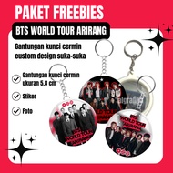 GANTUNGAN Freebies package BTS kpop freebiesArirang hangers custom freebies bts stickers