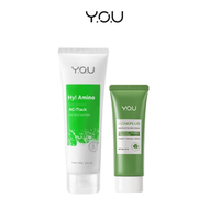 YOU 3-in-1 bundle You Hy Amino Anti Acne Facial Wash Essence Moistrurizer You Skincare 1 Paket