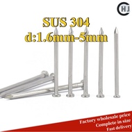 Fast delivery Stainless Steel Round Nails d1.6-5mm SUS304 for Craft & Decoration (HJC-XMB)
