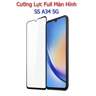 Genuine Samsung A34 5G Full Screen Tempered Glass OG Purple (F26)