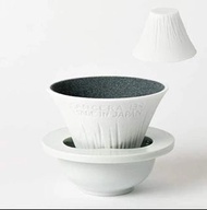 日本🇯🇵好掛住富士系列 🗻🗻 - AIHA COFIL Fuji 富士山波佐見燒陶瓷咖啡免濾紙濾杯 🤍白富士套裝🤍