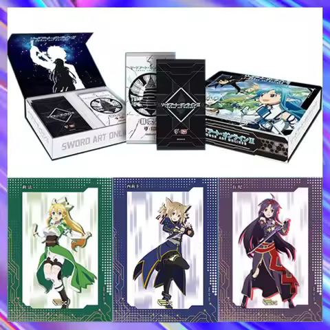 Genuine Sword Art Online Card Anime Roles Kirito Asuna Special Surprise Edition Animal Cards Collect