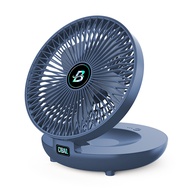 8 Inch Big Fan Portable Electric Fan Hanging Fan 1200Mah Portable Mini Fan Wall Mountable Foldable U