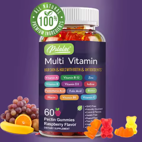 Multivitamin Gummies - To Provide Energy, for Skin, Hair and Nails Health, Support Immune, Overall H