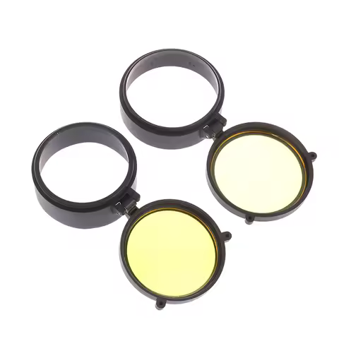 Rifle Scope Lens Cover Spring Up Quick Flip Openning Lens Dustproof Cover Telescope Cap For 36-64MM 