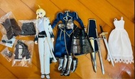淸屋平讓 小玩無盒 Azone Fate Stay Night Saber 12吋 1/6 關節可動 Zero Collectible Figure 包括3套衫