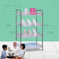 4-Layer Kitchen Rack/Plate Rack/Bowl Rack/Cup Rack/Cutlery Rack/Plate Rack/Metal Rack/Kitchen Rack/S