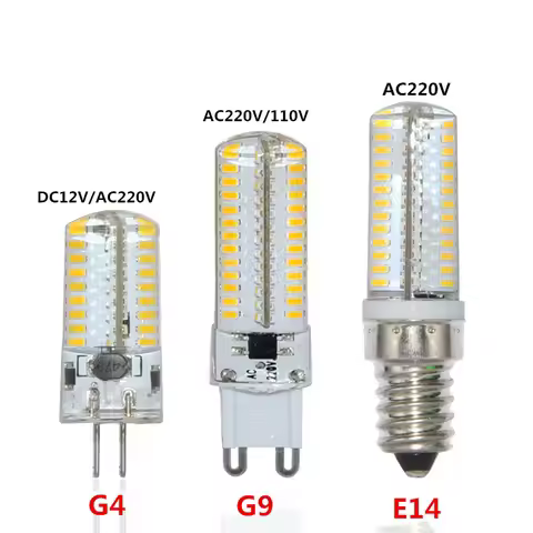 E14 15W 72 leds Support Dimmer LED Lamp Silicone Crystal Fridge Tube Refrigerator Light Indicator Co
