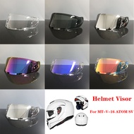V-16 ATOM SV Helmet Visor lens Motorcycle Full Face Helmet Visor Lens Replacement Lens For MT V-16 A