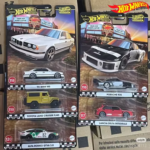 Mattel Original Hot Wheels Garden Route 21 1/64 Plymouth Savoy Ford F-150 Honda Civic Type-R Porsche