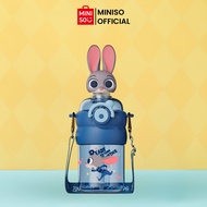 MINISO X Disney Zootopia Portable Tritan Bottle 600mL Botol Minum Anak Karakter Zootopia