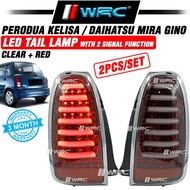 Perodua Kelisa / Daihatsu Mira Gino L700 Led Tail Lamp With 2 Signal Function ( Clear + Red )