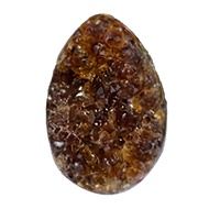 全拋光黃水晶蛋 恐龍蛋晶洞 149g 1入