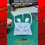 OWL LOGO STICKER 2 TRANSPARENT CUSTOM CUTTING STICKER