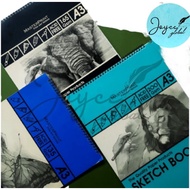 Masterprint • A3 Sketch Book ( Portrait ) 135 / 165 / 200 GSM • SBR-135-A3 / SBR-165-A3 / SBR-200-A3