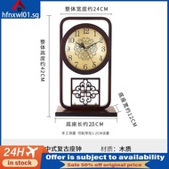 [in stock]New Chinese Style Desk Clock Desktop the Grandfather Clock Living Room Clock Restaurant Display Household Rhythm Quartz Clock