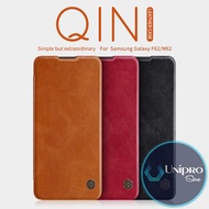 Flip Cover Nillkin Qin Leather Samsung Galaxy M62 / F62 Original Casing