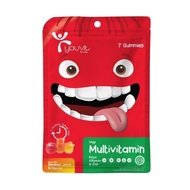 KKV Youvit Multivitamin 7 Gummies Vitamin Anak Bentuk Permen Jelly