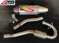 ท่อสูตร ท่อแต่ง klx140l-140g-140rf-150-150bf-125 งานแสตนเลสจุกเคฟลาร์ สำหรับรถลูกสูบเดิม-63