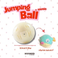 [HVVKED] Jumping Ball Robot with Music Knitted Toy (unit price)