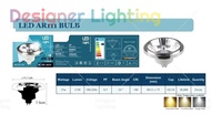 Designer Lighting AR111 (GU10 Holder Type) 1pc 15W Led Bulb Only AR111 Led Bulb Shoplot Spotlight Bu