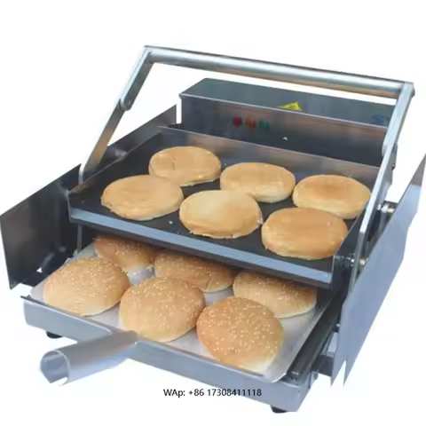 Fast food restaurant automatic burger bun burger grill