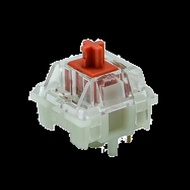 Silent Red Switch 5 Pins Linear 43g Keyboard Switch Pc Pom Lubricated Mechanical Keyboard Switch Aul