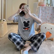 PAJAMA TERNO FOR WOMEN SHORTSLEEVE SLEEPWEAR CARTOON  HIGH QUALITY