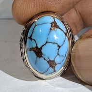 EGYPTIAN TURQUOISE SEAbiru EST DIM 18.5x13x11 Ring 9.5