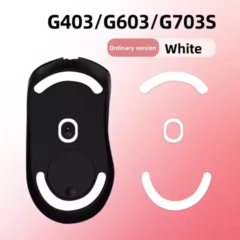 Mouse Skates with Rounded Glides & Curved Edges - Replacement Feet Pads for Logitech G403/G603/G703 