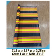 itop Alas Meja 2.13m x 1.37m x 0.28mm Table Cloth Untuk Night Bazaar Pasar Malam