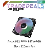 Arctic P12 PWM PST A-RGB Black | White 120mm Fan
