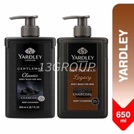 Yardley Gentleman Body Wash Men / Charcoal Deep Cleansing Formula, 650ml