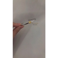 Simple 935 Silver Plated Bracelet with Smile Face (Free plastic box to preserve products and hair ti