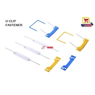 Fastener / Paper Fastener / Plastic Fastener / Tubeclip Fastener / U clip in Pack of 25pcs Paper Cli