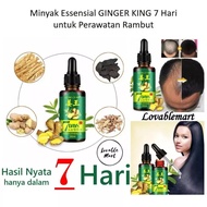 Serum Herbal Penumbuh Rambut Cepat King Of Ginger 7 Hari - Minyak Esensial Herbal untuk Perawatan Ra