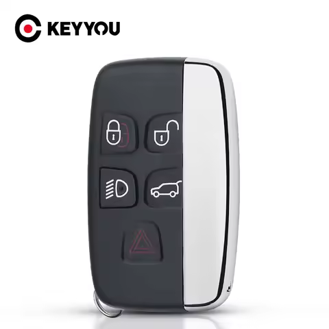 KEYYOU Remote Car Key Case For Land Rover Sport Evogue LR4 2010-15 Refit Jaguar XE XFL Et Discover F