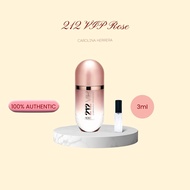 [ Decant ] Authentic 212VIP Rose by Carolina Herrera EDP 3ml Decant Perfume