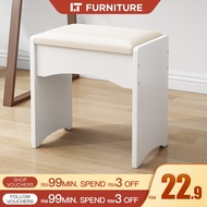 Dressing Chair makeup Chair bedroom makeup stool Modern Simple Dining Chair Square Stool Bench Creat